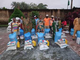 A'Ibom: NEMA distributes relief materials to flood victims