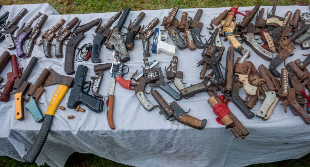 Police recover 69 firearms, arrest 178 suspects